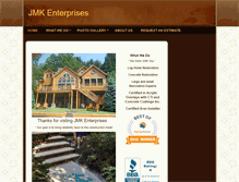 Tablet Screenshot of jmkenterprises.org